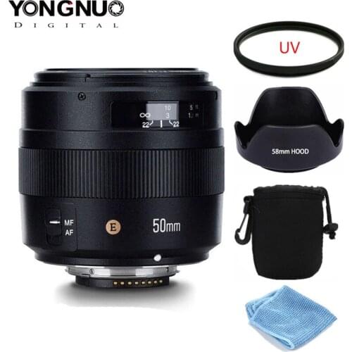 YONGNUO YN50MM 50MM F1.4N F1.4 E Standard Prime Lens AF/MF for Nikon D3400 D5300 D7200 D750 D5600 D3200 D7100 D3300 D7200 D850