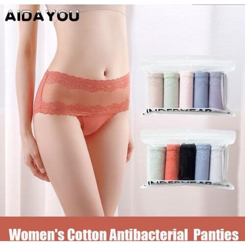 Cotton Panties Women High Waist Comfort Underwear Panties Sexy Casual Briefs Female Underpants Girls Intimates Soft Panty ouc746