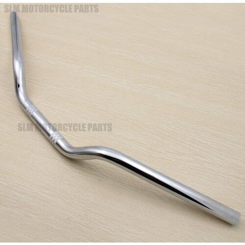 Universal Motorcycle Handlebar 7/8" 22mm Black chrome Drag Straight Bar For Honda Suzuki Harley Chopper Bobber Bobber Cafe Racer
