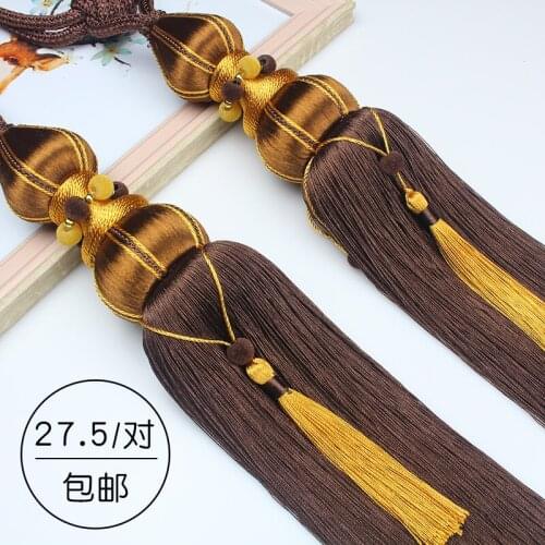 Curtain Bandage Curtain Tassel Simple Modern Storage Curtain Rope Hook Bandage Lace-up Drawstring decorative balls