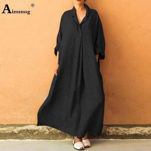 Plus size 5xl Women Elegant Long Maxi Dress Long Sleeve Black Gray Party Dresses 2021 Spring Autumn Femme Vintage A-Line Dress