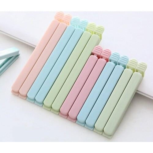 2 Sizes Household Food Kitchen Tool Snack Storage Seal Sealing Plastic Bag Clips Sealer Clamp Food Close Clip