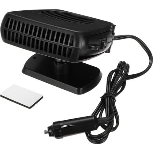 Car Heater Fan 2 in 1 12V 200W Car Heater Demister Cooler Dryer Dehumidifier Defroster Auto Electrical Heating Cooling Fan