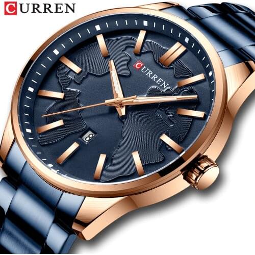 CURREN Men Watch Top Brand Luxury Quartz Fashion Mens Watches Waterproof Sports Wrist Watch Mens Clock Relogio Masculino