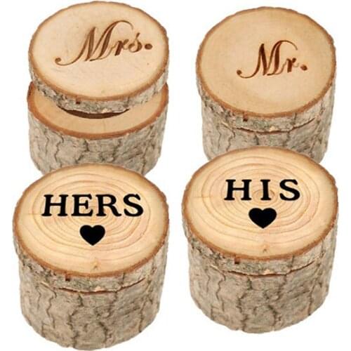 Rustic Wooden DIY Wedding Ring Bearer Box Personalized Wedding Ring Box Wedding Decor Customized Wedding Gifts holder