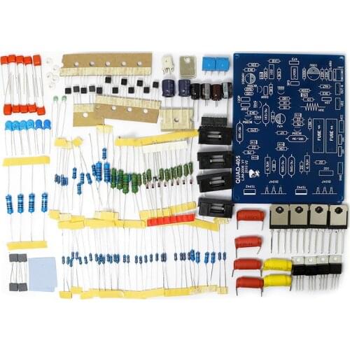 2 Pcs QUAD 405 100W+100W Dual-Channel High Power Digital Audio Amplifier DIY Kit Sound Amplifier Board For Speakers