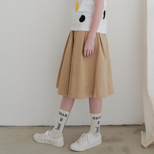Imakokoni khaki denim skirt pants original design Japanese loose wide leg pants female autumn and winter new 182399