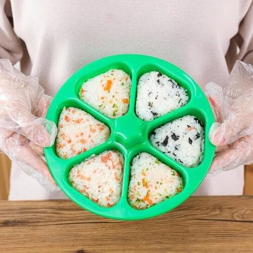 Rice Ball DIY Mold Japanese Sushi Mold Seaweed Rice Making Tool Mold Box Sushi Tool Bento Accessories Lunch Tools