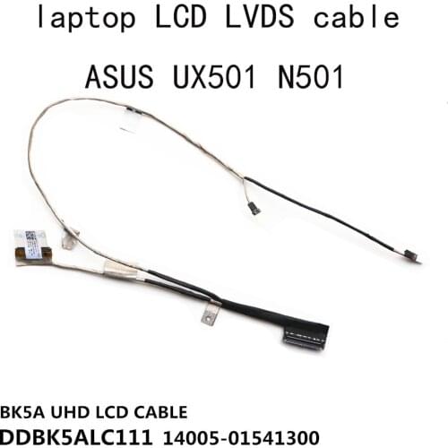 LCD 4K UHD LVDS Cable For Asus UX501 N501 G501 N501JW UX501VW N501VW DDBK5ALC111 14005-01541300 BK5A LCD LVDS EDP touch 40 pin