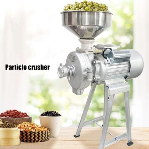Commercial Dry Wet Peanut Butter Machine Maker 1500W Grain Mill Grinder For Beans Tofu Sesame Shili Sauce Corn Flour Refiner Hot