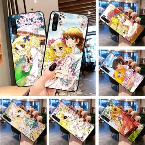 Cute Princess Manga Candy Phone Case for Huawei P20 P30 P40 lite E Pro Mate 40 30 20 Pro P Smart 2020 P10