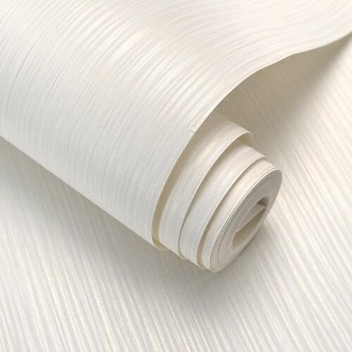 Beibehang Contemporary and contracted wind plain non-woven living room TV setting wall paper gray pinstripe bedroom wall paper