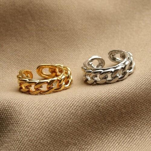 2021 New Pig Nose Ring Youth Female Adjustable Opening Cool Exaggerated Big Brand Hip Hop Personality Chain Jewelry