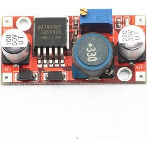 50PCS LM2596S DC-DC 3.6-46V 3A adjustable step-down power Supply module With reverse connection protection 5V voltage regulator
