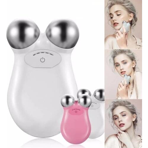 Face Lifting Beauty Machine EMS Micro Current Roller Massager Wrinkle Remover Firming Facial Massage Skin Care