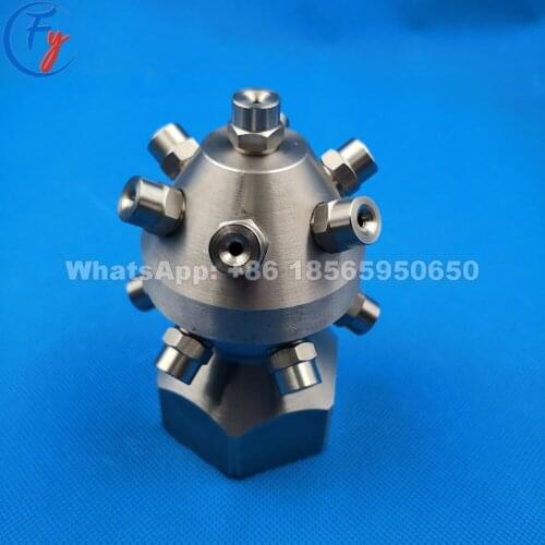 TANKJET 12900 Tank Cleaning Nozzle, Stainless Steel 316L Stationary Cluster Cleaning Nozzle, Cluster CIP Tank Washing Nozzle