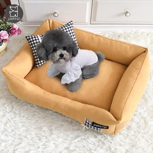 Four Seasons Pet Kennel Cat Nest Removable and Washable Dog Beds For Small Medium Dogs Teddy Chihuahua Dog Basket Puppy Cushion