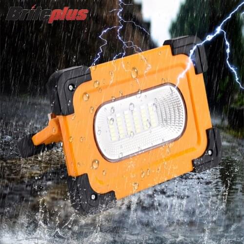 Portable Spotlight Led Work Light Rechargeable Flashlight Outdoor Travel Lamp Rescue For Camping Climbing Lantern solar 60W