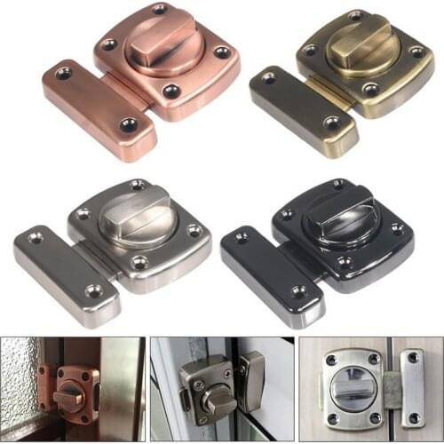 Universal Door Latch Gate Latch Security Sliding Door Lock Door Bolt Zinc Alloy With Screws Door Latch Lock Pull Cabinet Latch