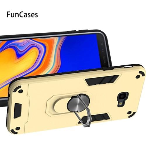 Armor Shockproof Clear Cases For armor Samsung J4 Plus Cove Hard PC Protector Samsung Galaxy phone case J4+ J4 Prime CORE 2018