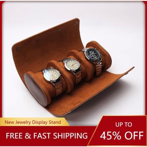 1Pc 3 Slots Watch Roll Travel Case, Storage & Display, Watch Box Travel Partner Watch Protection