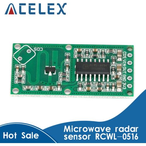 10PCS RCWL-0516 microwave radar sensor module Human body induction switch module Intelligent sensor
