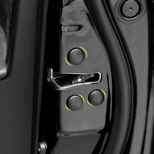 12Pcs Car Door Lock Screw Protector Sticker Cover Scerws Cap For bmw e46 e39 e90 e60 e30 f10 f11 f20 f30 g20 g30 x1 x3 x5 z4