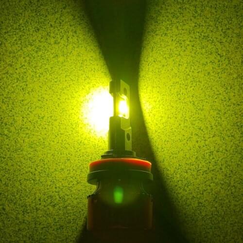 2pcs H7 LED H4 3000K Lemon Yellow H1 H3 H7 H8 H9 H11 Auto Car Headlight 70W 10000LM HB3 HB4 9005 9006 Car Fog Lights Lamp