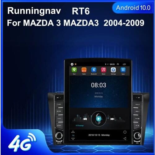 9.7" Android 10.1 For MAZDA 3 MAZDA3 2004-2009 Tesla Type Car Radio Multimedia Video Player Navigation GPS RDS no dvd