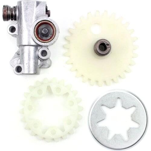 Free shipping of oil pump+worm for chainsaw MS380/381 for aftermarket repair&replacement using with perfect matching