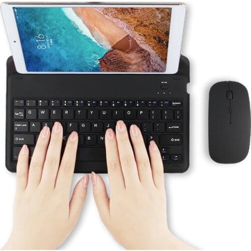 Bluetooth Keyboard For Xiaomi Mi Pad 4/3/2/1 Tablet PC Wireless Bluetooth keyboard for MiPad 1/2/3/4 MiPad4 3 mi pad3 2 1 4 Case