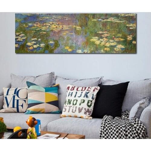 Impressionist art Water Lilies VII Claude Monet paintings High quality Hand painted