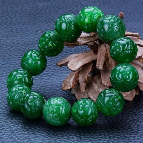 Natural hetian jasper green jade bracelets bangle hand-carved jadite jade bracelet jade jewelry real jade bracelets bangle