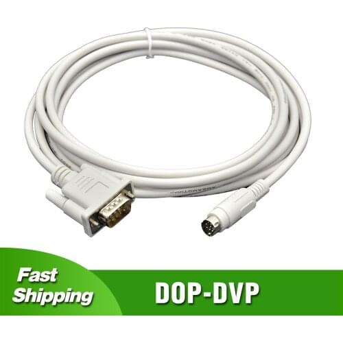 DOP-DVP DOP-XC For Delta DOP Touch Panel HMI and Xinjie PLC DVP Series PLC Programming Communication Cable