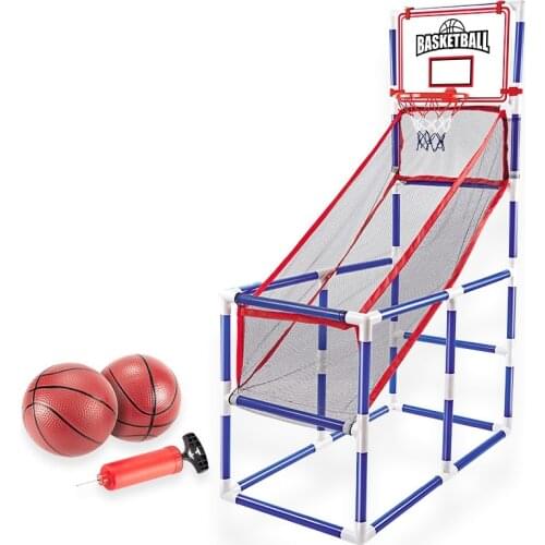 FBIL-Kids Arcade Basketball Hoop Shot Game Outdoor Indoor Sports Toy Removable Basketball Hoop Training Toy
