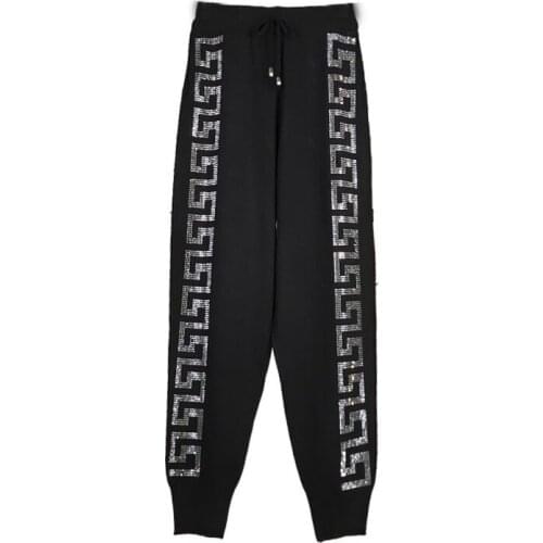 Glufigh Women's Knitted Trousers