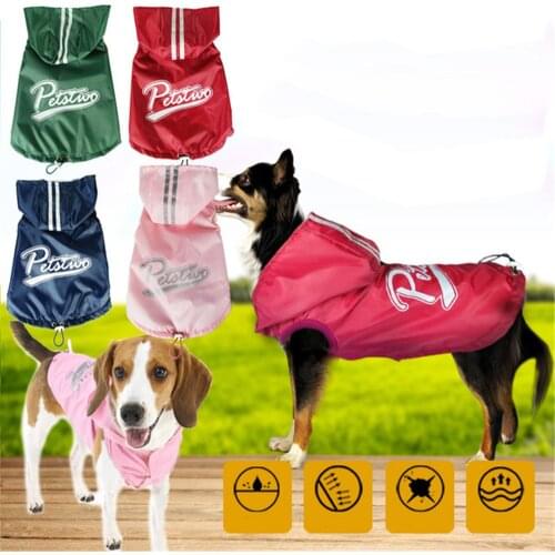 Miflame Small Dog Raincoat Corgi Dachshund Raincoat Waterproof Pet Raincoat For Dog Clothes Breathable Big Dog Outfits Windproof