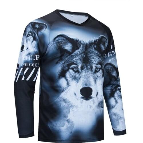 2020 motocross Pro cycling jersey competition BMX DH speed-dry breathable clothes long sleeve shirt mountain bike riding mtb men