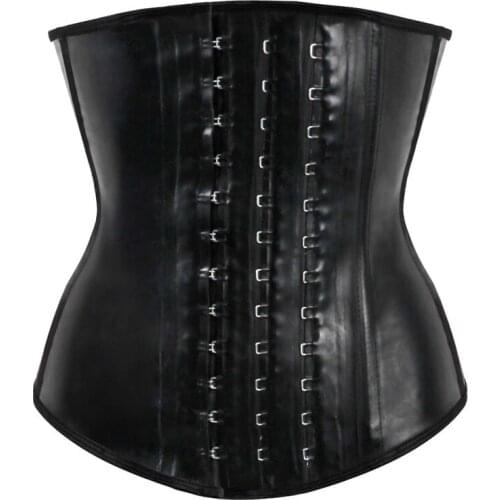 New Latex Waist Latex Corset Steel Bone Waist Corsets Top Waist Cincher Plus Size Corselet Hot Body Shapers