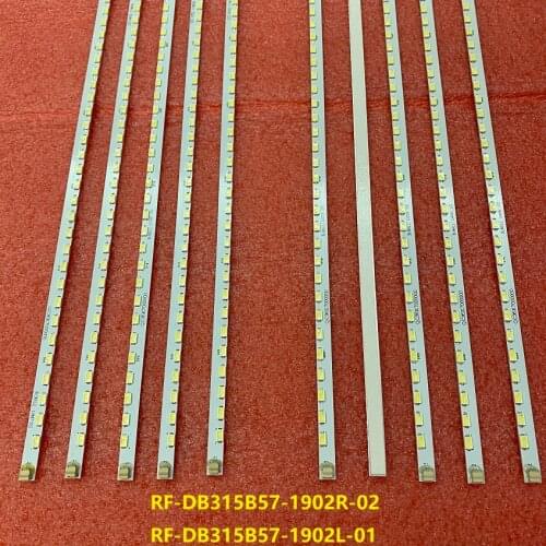 5set=10pcs LED backlight strip for 32HME8000R35 RF-DB315B57-1902R-02 RF-DB315B57-1902L-01