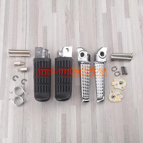 Motorcycle Front Rear Footrests Foot pegs For Honda CB400 SuperFour CB-1 CB500 CBR1100XX blackbird VTR1000 NT400 650 700 NTV600