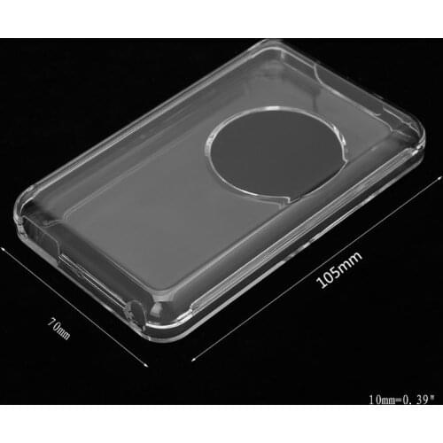 Portable High Quality PC Transparent Classic Hard Case For iPod 80G 120G 160G R91A