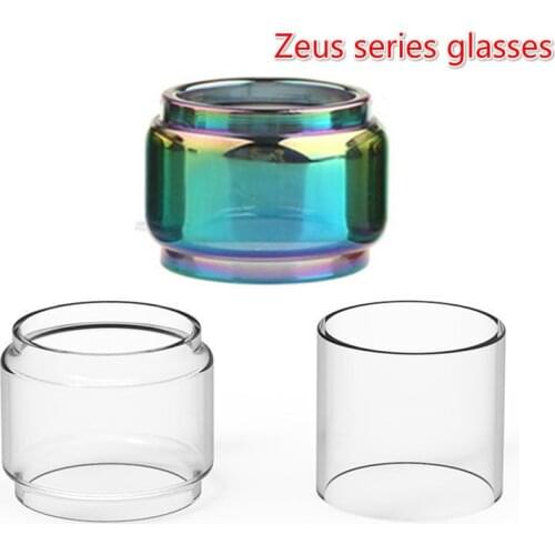 FATUBE 5pcs bubble straight mini glass cups for Zeus RTA / Zeus Dual X Mesh / Zeus Sub Ohm GLASS TUBE