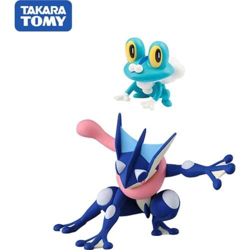 TAKARA TOMY Froakie Greninja Action Figure Toys Anime Greninja Figure Gifts Toys for Children
