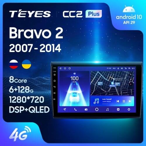 TEYES CC2L CC2 Plus For Fiat Bravo 198 2 II 2007 - 2014 Car Radio Multimedia Video Player Navigation GPS Android No 2din 2 din dvd