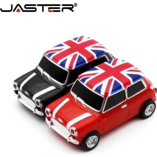 JASTER plastic car shape usb flash drive Memory stick cars penru Usb 4GB 8GB 16GB 32GB 64GB gift