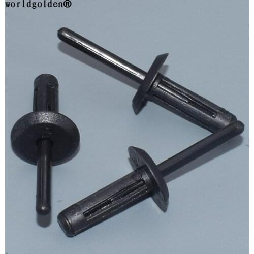 Worldgolden 100pcs plastic clip Blind Rivet for GM#10109689 12337915