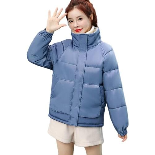 2021 New Warm Cotton Jacket Women Plus Size Down Cotton Jacket Autumn Winter Parka Overcoat Womens Clothing Abrigo Mujer 3XL