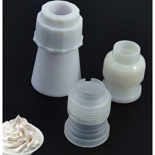 10Pcs DIY Cake Decorating gadgets Stainless Steel Nozzle Converter Coupler tools Icing Piping Cream Pastry Kitchen Accessories