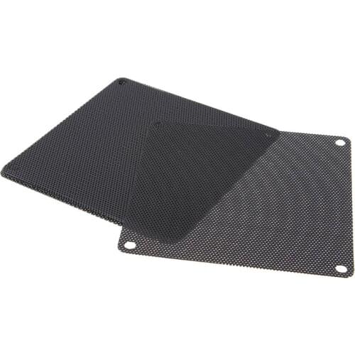 10PCS 120MM PVC Fan Dust Filter PC Dustproof Case Cuttable Computer Mesh Cover Black
